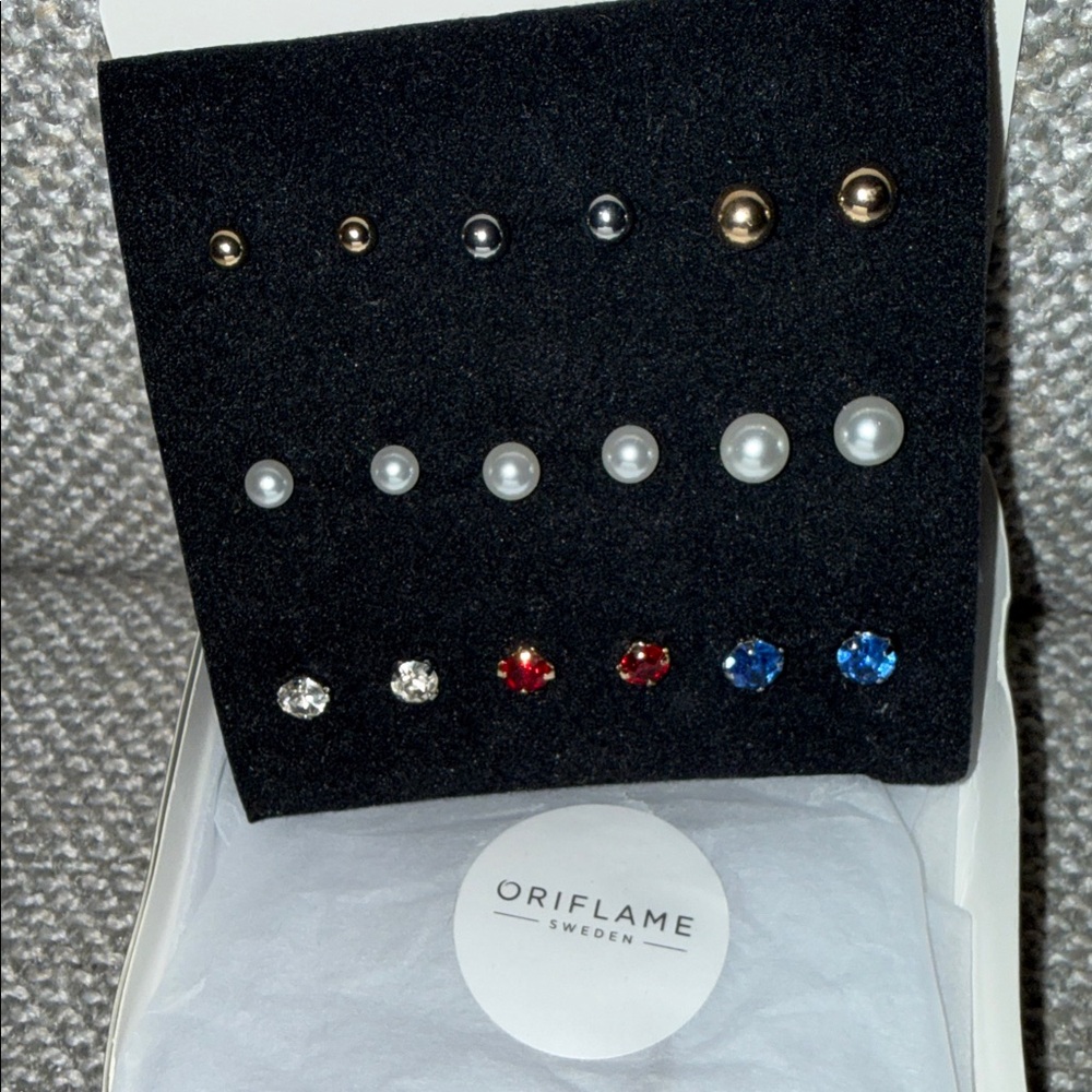 Profane Stud earrings 9 pair